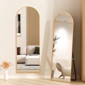 Espejo marco dorado ovalado 1,60 x 50 cm